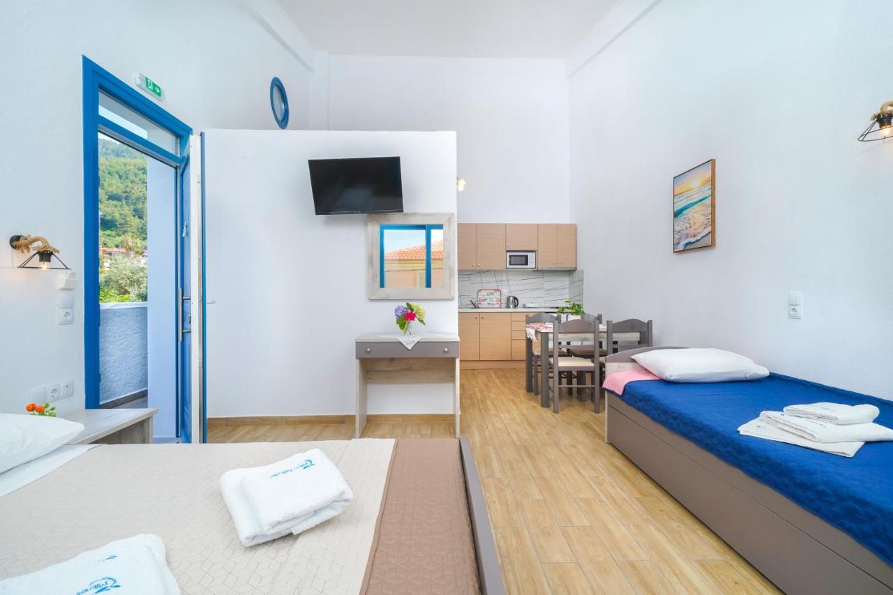 Appartamento Mikres Kyklades Skala Potamia  Esterno foto